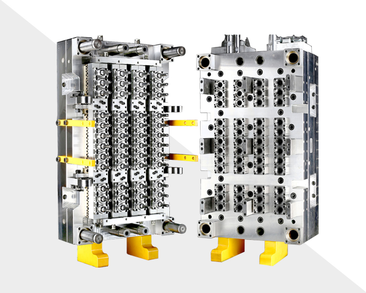 48腔針閥式熱流道瓶坯模具