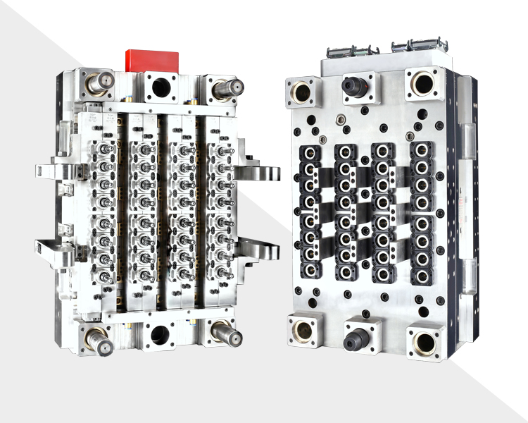 32腔針閥式熱流道瓶坯模具