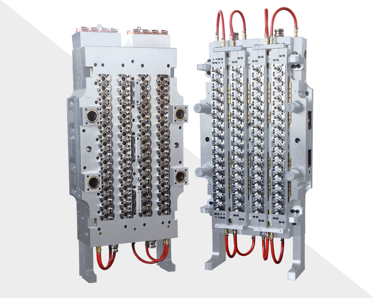 64腔針閥式熱流道瓶坯模具