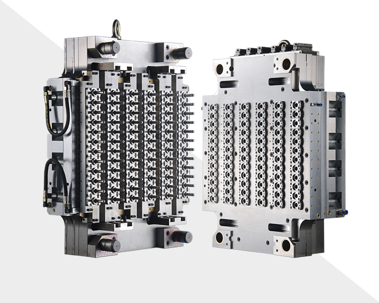 72腔針閥式熱流道瓶坯模具